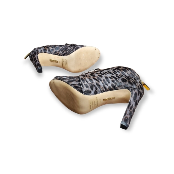 Louise Et Cie Vernonia Multi-Color Calf Hair Open Toe Heel Women Bootie … - Picture 4 of 5